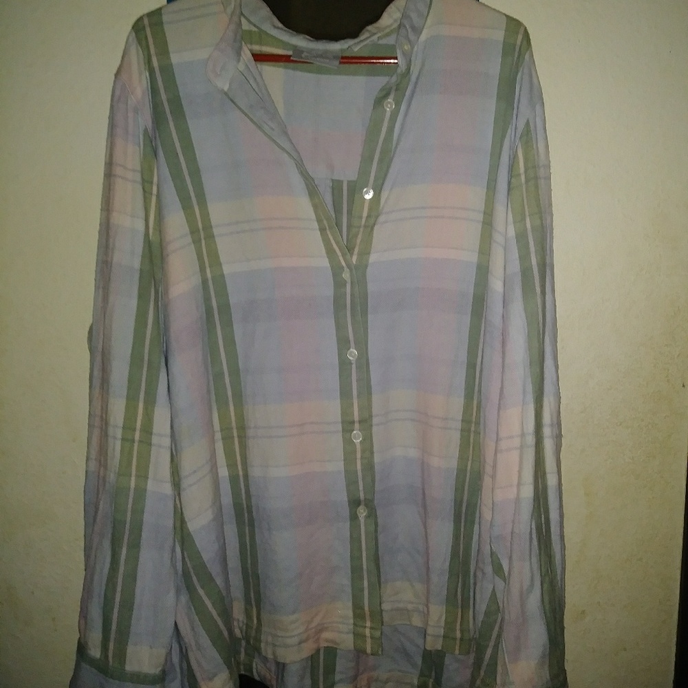 Blair Brand Woman's Flannel Type button Up Shirt
